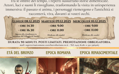 Visite teatralizzate e immersive al Museo Archeologico di Castelnovo Bariano – 8, 9, 10 dicembre 2025